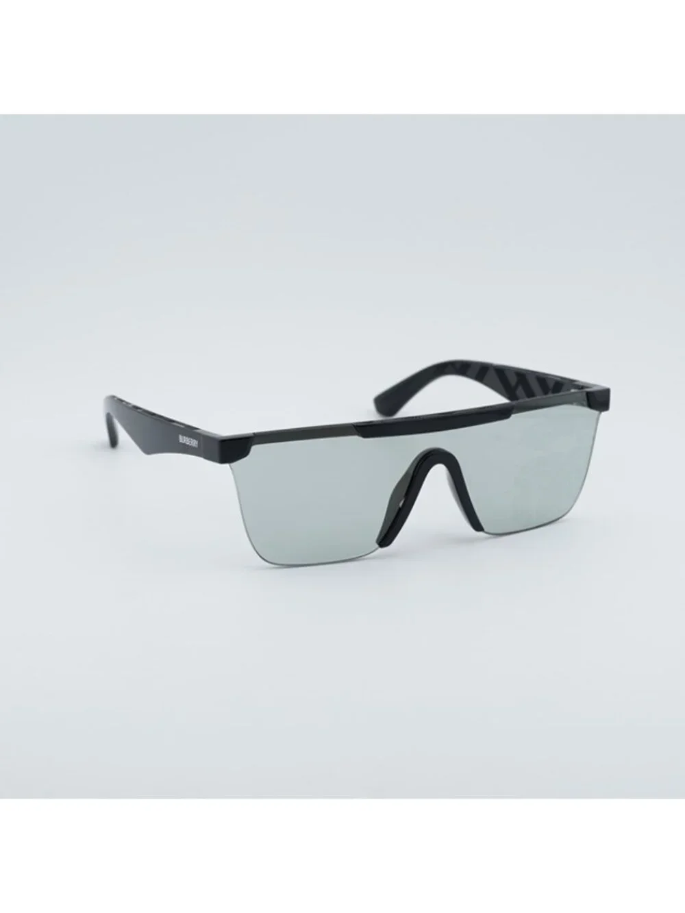 Burberry BE4480D 300169 Sunglasses Black Square Frame, Light Gray Lenses - Picture 5 of 12